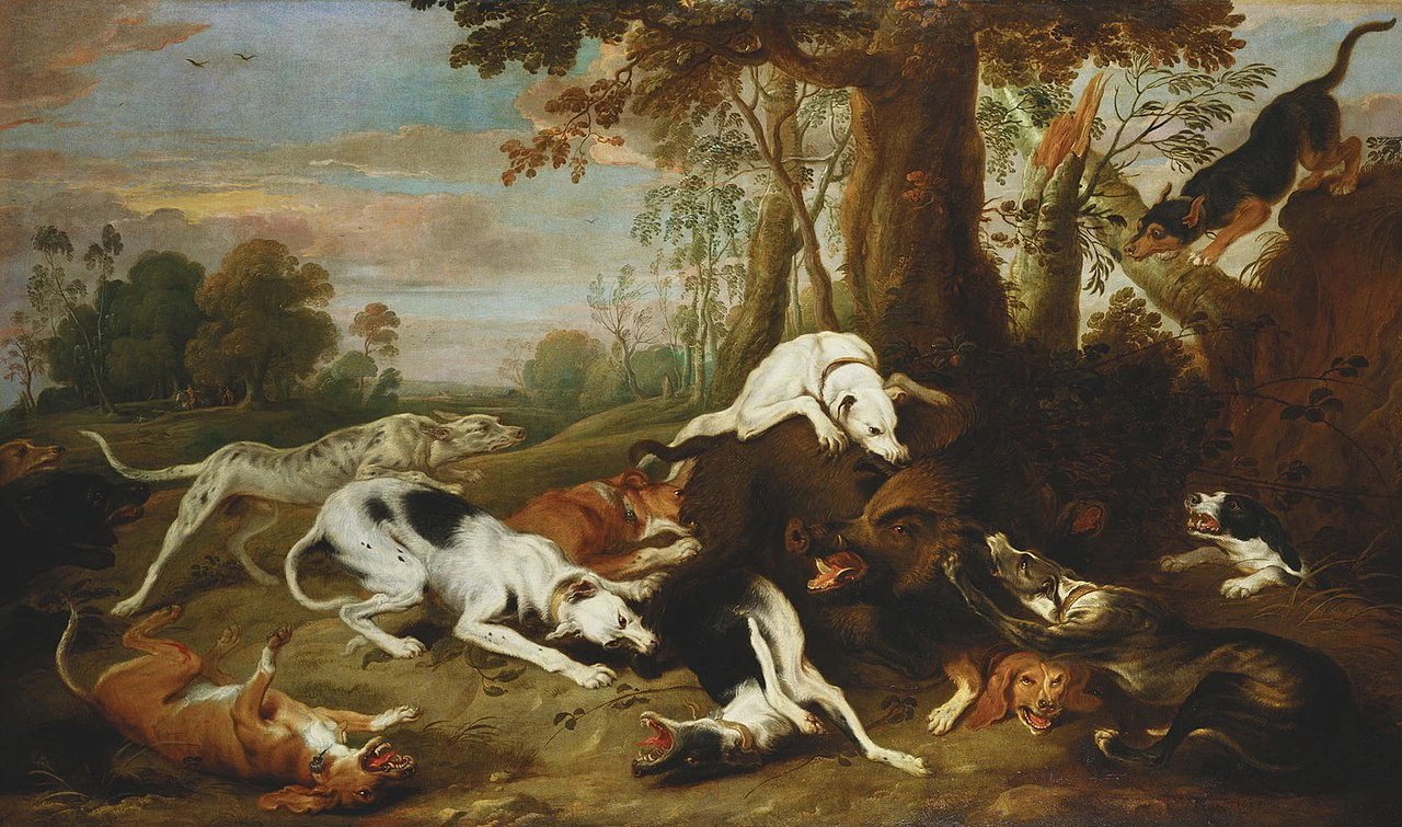 Caccia al cinghiale - Royal Collection